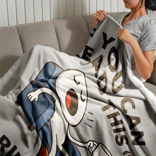 Funny Coffee Quote Throw Blanket Gift, Cozy Humor Couch & Office Decor