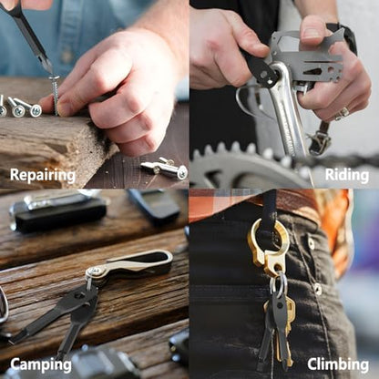 Christmas Stocking Stuffers for Men, 4-in-1 EDC Keychain Screwdriver