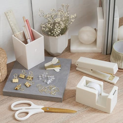 Aesthetic Desk Accessories Set for Women - A Complete Office Organizer