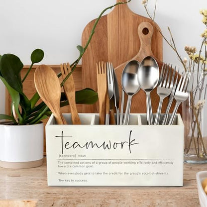 Teamwork Gifts Pen Pencil Holder for Coworkers Employees