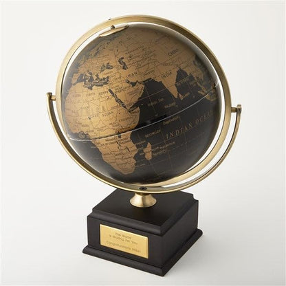 THINGS REMEMBERED Engraved Black and Gold Tabletop Keepsake
