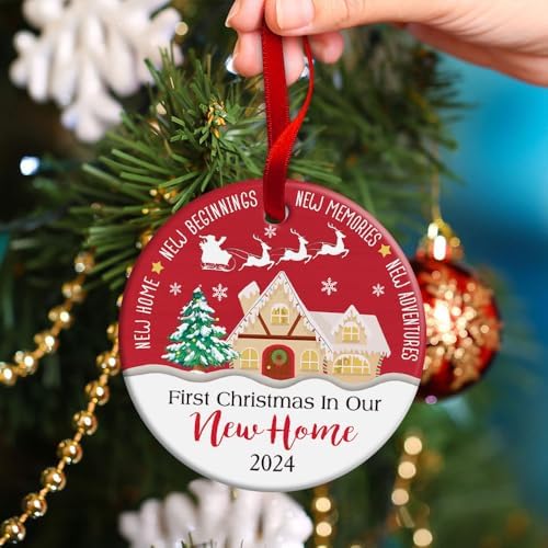 First Christmas in Our New Home Ornament 2025, Housewarming Gifts for
