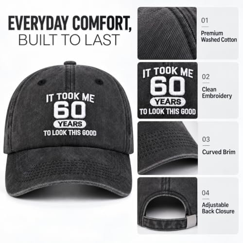 1936 1946 1951 1956 1961 1966 Vintage Hat, 60th-90th Birthday Gifts