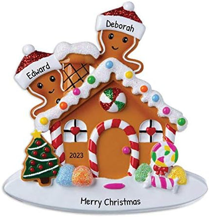 Personalized Our First Christmas Ornament 2026, Couples Family 2