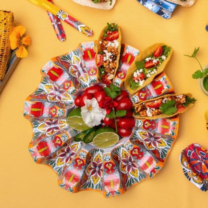 Prepara Talavera Taco Carousel, Red