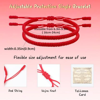 DAYANEY Red Bracelet for Women Men Red String Bracelet Baby Protection