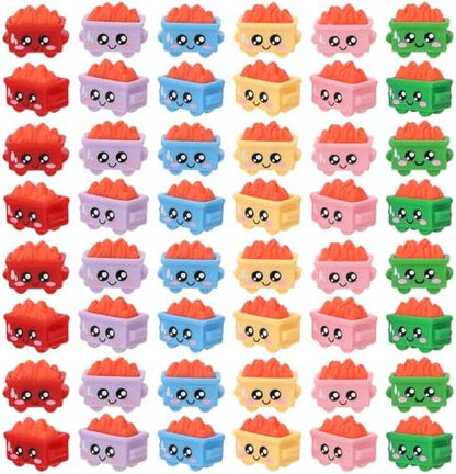 24Pcs Mini Dumpster Fire Figurines, Resin Dumpster Trash Shape