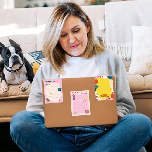 Teacher Sticky Notes and Pens, Classroom Notepads for School and Work