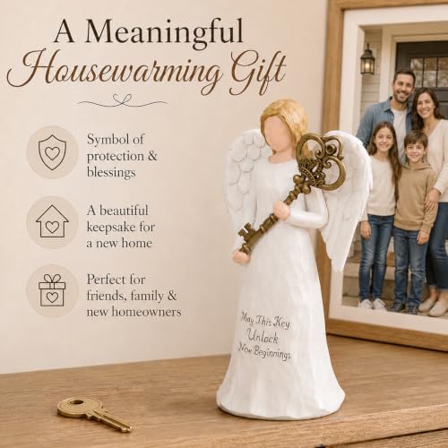 House Blessing Gifts, New Home Housewarming, Guardian Angel Key