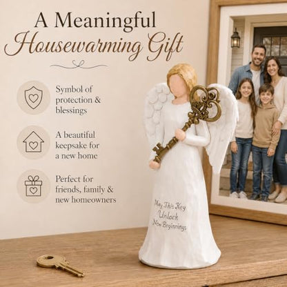 House Blessing Gifts, New Home Housewarming, Guardian Angel Key