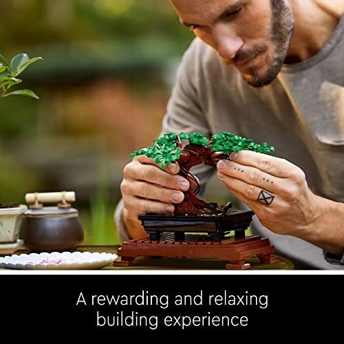 LEGO Botanicals Bonsai Tree Building Set - Artificial Bonsai Tree