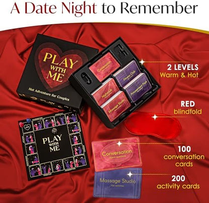 Romantic Couples Board Game – 300 Date Night Dares & Conversation