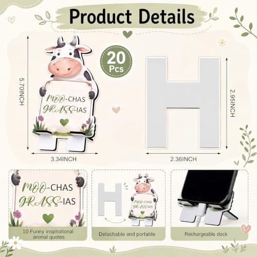 Tellegloww 20 Pcs Employee Appreciation Gifts Cute Animals Phone