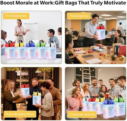 Addblu 25 Pack Employee Appreciation Gift Bags with Handles, Bulk