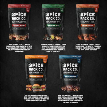 Spice Rack Co. BBQ Seasonings And Rubs, BBQ Spices and Seasonings Sets