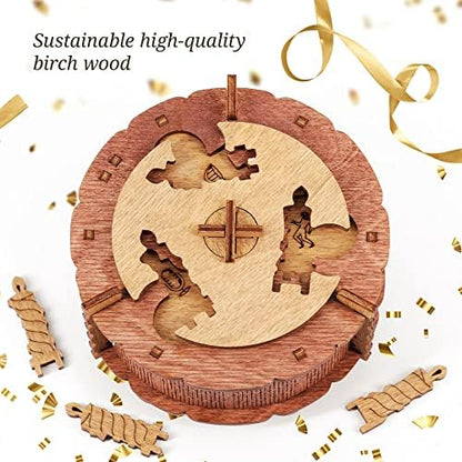 iDventure Birthday Cake, Money Puzzle Box for Adults, Box for Cash