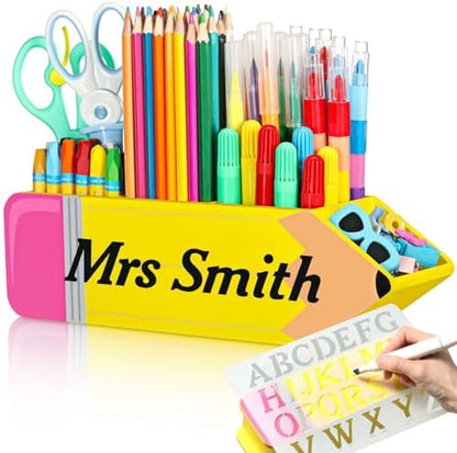Containlol Back to School Teacher Gift Name DIY Pencil Holder