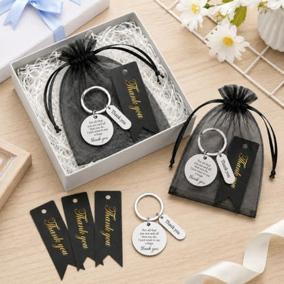 12 Pcs Team Appreciation Gifts Bulk for Coworker Staff Keychains