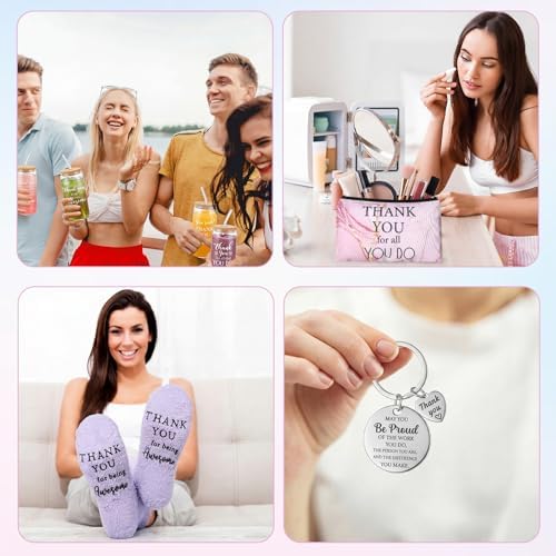 6 Set 30 Pcs Employee Appreciation Gifts Bulk 16 Oz Thank You Glass