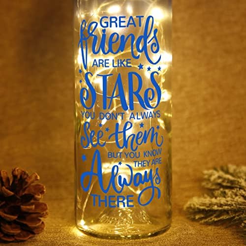 Christmas Gifts' for Women - Friendship Wine Bottle Lights with Cork