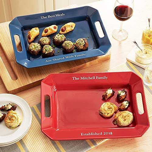 Let's Make Memories Personalized Stoneware Entertaining Platter - For