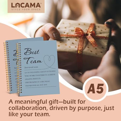Lacama Thank You Gifts for Team Notebook Gifts for Team Teammate Work
