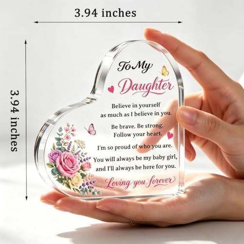 Daughter Gifts from Mom & Dad - To My Daughter Desk Decor