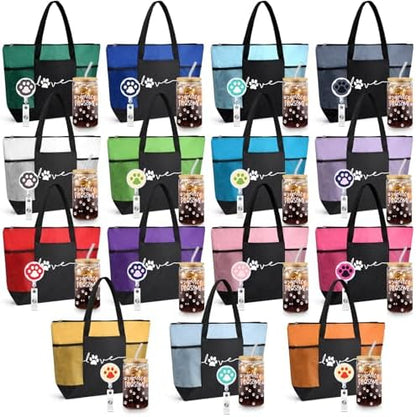 Vet Tech Week Gift Tote Bag, Cup, Badge Reel