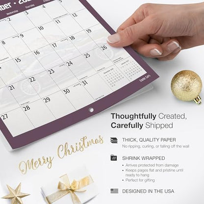 RED EMBER Exotic Cars 2026 Wall Calendar 12 Month | 12" x 24" Open