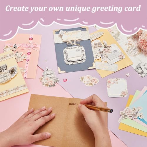 AHANDMAKER DIY Envelope & Card Making Kits for Adults, Handmade