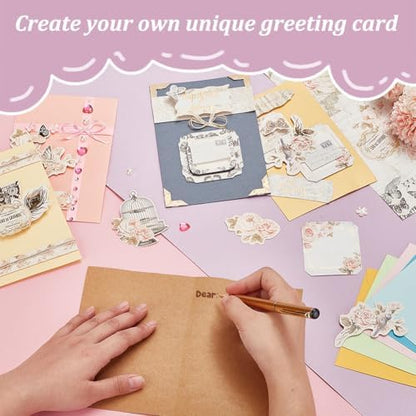 AHANDMAKER DIY Envelope & Card Making Kits for Adults, Handmade