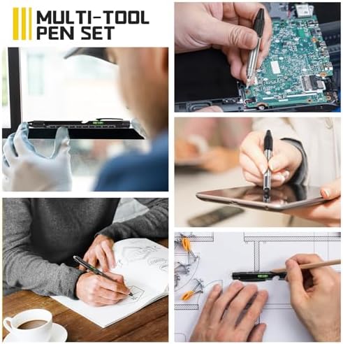 MAFEHAN 9-in-1 Multitool Pen, Gifts for Men Dad Husband Grandpa