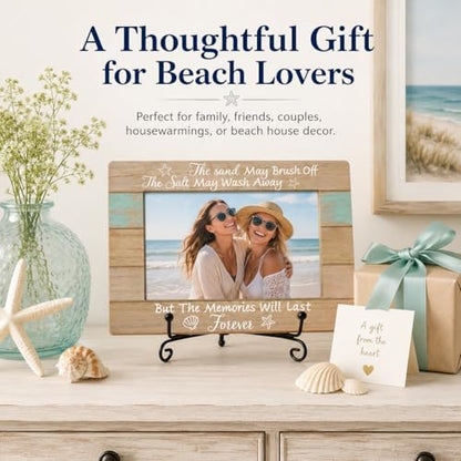 Beach Picture Frame 4x6 |Coastal Home Decor for Shelf Tabletop