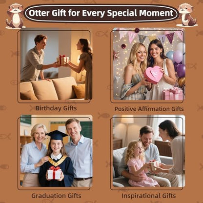 Positive Animals Otter Gifts for Women Men Boys Girls Graduation Gifts