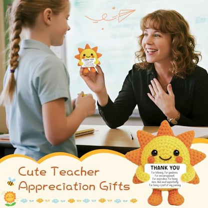 Thank You Gifts for Women Teacher Boss Positive Crochet Sunshine