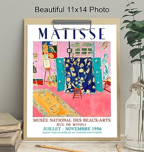 Matisse Aesthetic Wall Art 11x14 - Mid Century Modern Minimalist