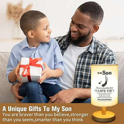 SOUHONEY Gifts for Son, Table Lamp for Son Birthday Gifts from Parents