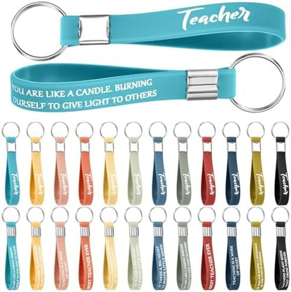 Sureio 12 Pcs 6 Styles Teacher Appreciation Gifts Bulk Silicone