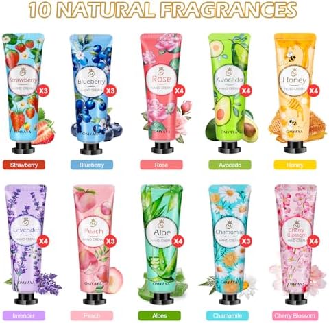 36 Pack Hand Cream Set, Hand Lotion Travel Size, Mothers Day Gifts for