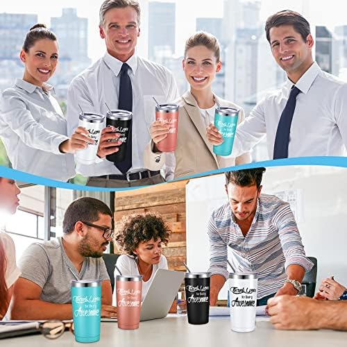 Suclain 12 Sets Thank You Gifts Graduation Appreciation Tumbler 20oz