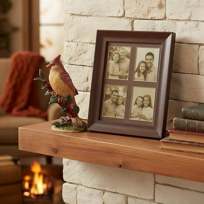 Braxio Bird Figurines Home Decor – Resin Red Cardinal Figurine on