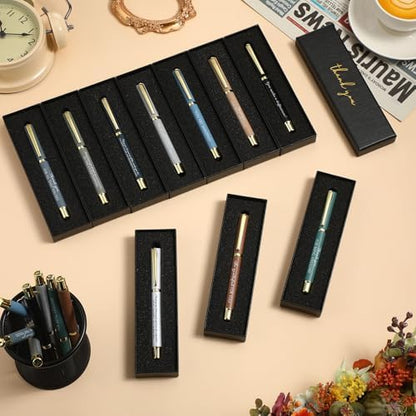 PerKoop 10 Sets Thank You Gifts, Appreciation Pens with Boxes for Men