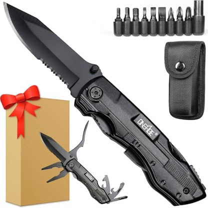Gifts for Men Him Dad, Pocket Multitool Knife, Christmas Stocking