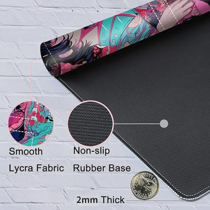 MTG Playmat 24"x14" with Storage Bag, Machine Washable Non-Slip Rubber