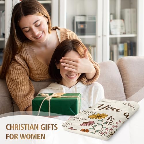 Christian Birthday Gifts for Women, Christian Blanket, 50'' x 60''