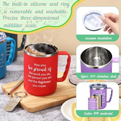 12 Sets Employee Appreciation Coffee Mug Gift 17oz Insulated Stainless