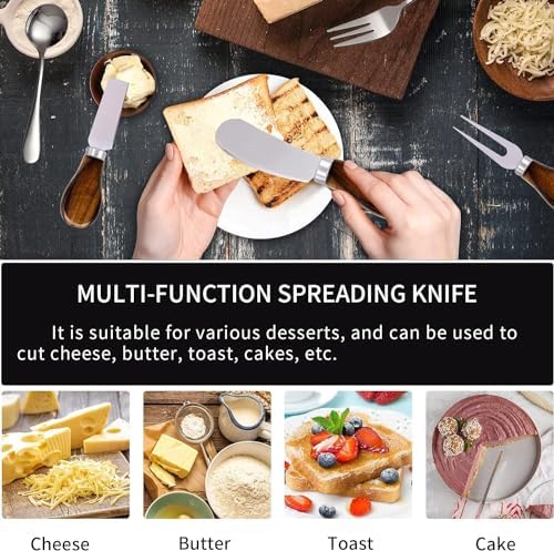 Charcuterie Accessories (14 Pcs), Cheese Spreaders for Charcuterie