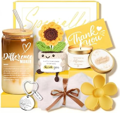 Thank You Gifts for Women, Appreciation Gift Basket for Coworker