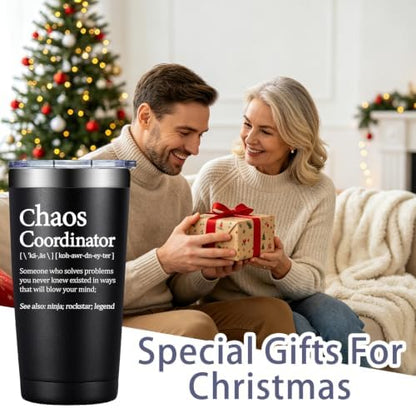 Grifarny Chaos Coordinator Tumbler 20 oz - Thank You Gifts for Men