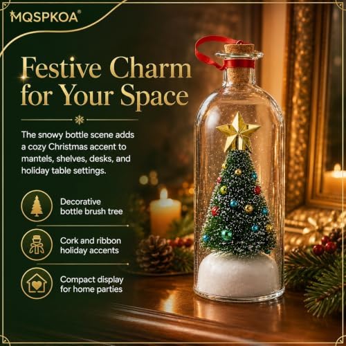 Forever Voice Recordable Ornament Glass Christmas Tree Message in a